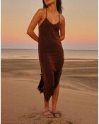 Robe nuisette Vega brun roux