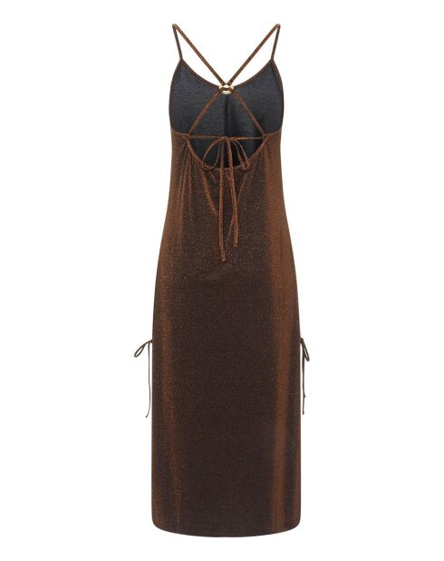 Robe nuisette Vega brun roux