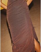Robe nuisette Vega brun roux