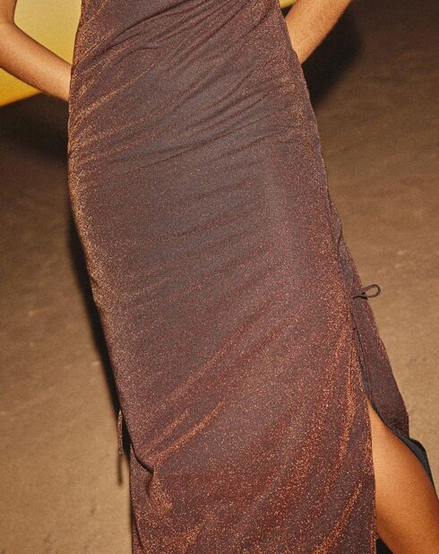 Robe nuisette Vega brun roux