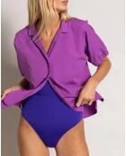 Chemise en Coton Bio Velma violette