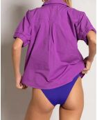 Chemise en Coton Bio Velma violette