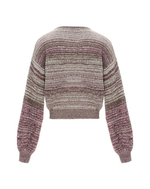 Violett melierter Verra-Pullover