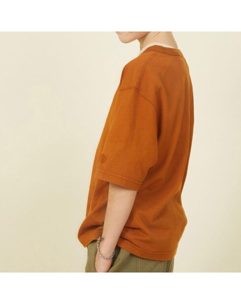T-Shirt en Coton Bio Alan noisette