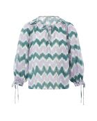 Blouse Arianna vert émeraude
