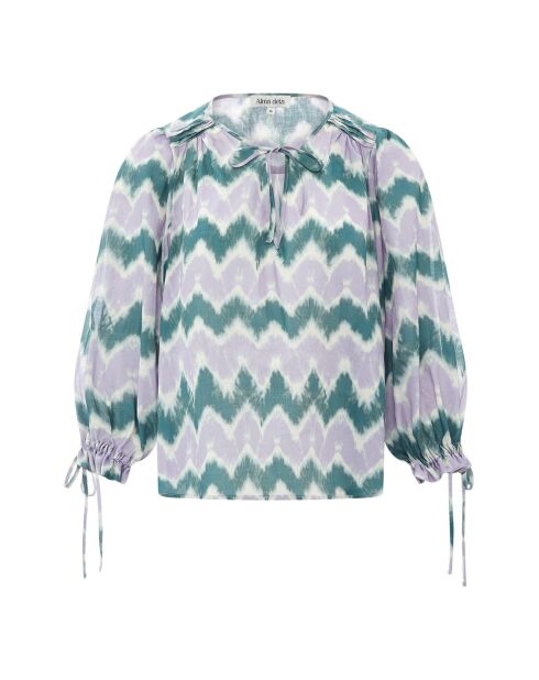 Blouse Arianna vert émeraude
