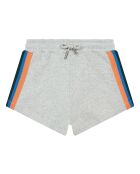Short en Coton Bio Atom gris chiné clair