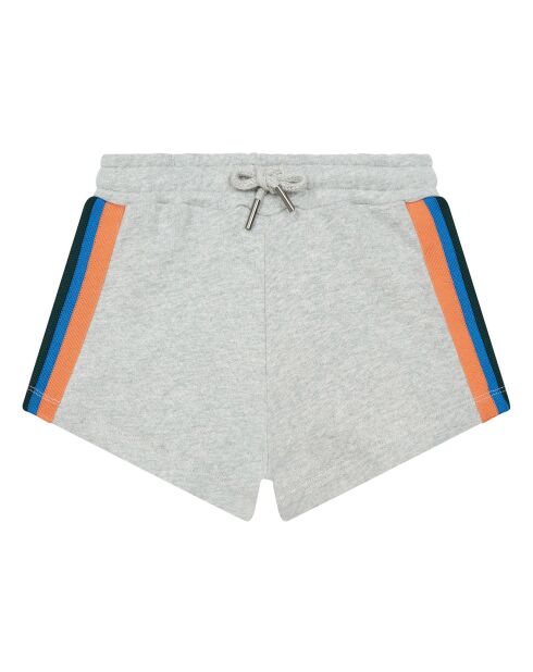 Pantalones cortos de algodón orgánico Atom gris claro gris jaspeado