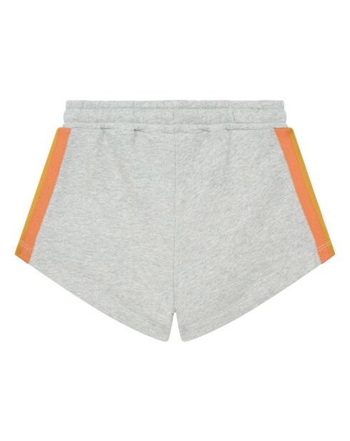 Pantalones cortos de algodón orgánico Atom gris claro gris jaspeado