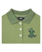 Polo en Coton Bio Ben vert olive