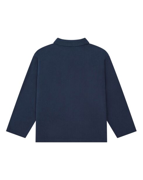 Polo en Coton Bio Benny bleu marine