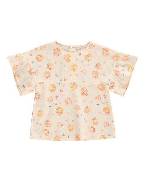 Blouse Flowers vanille
