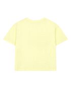Camiseta Capitol de algodón orgánico amarillo limón