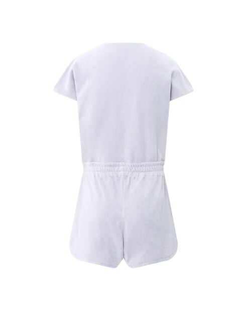 Combishort en Coton Bio Carlotta lilas