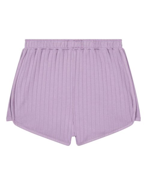 Short en Coton Bio Ellyn mauve