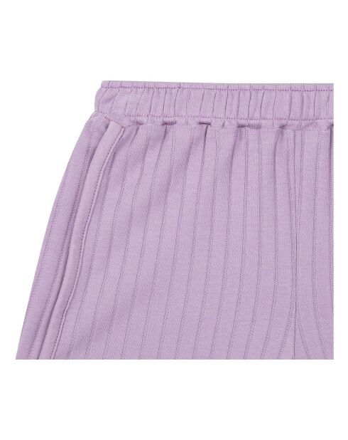 Pantalones cortos de algodón orgánico Purple Ellyn