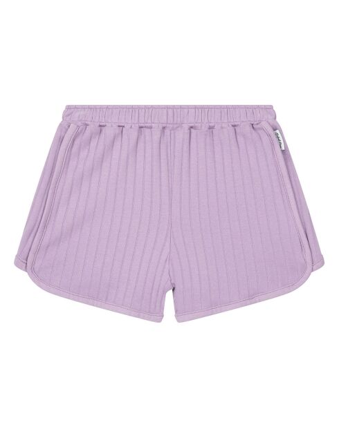 Pantalones cortos de algodón orgánico Purple Ellyn