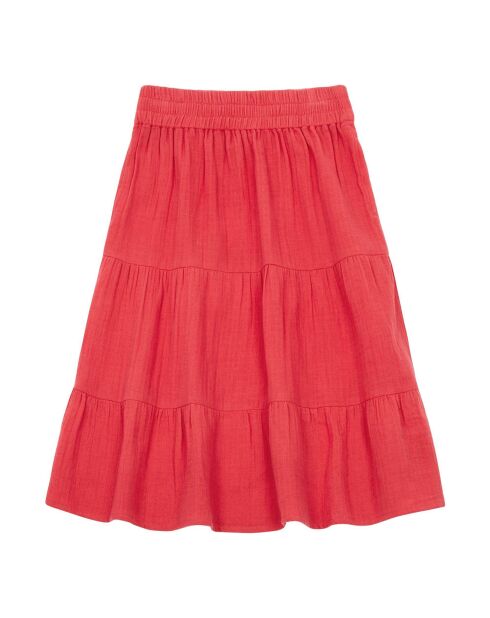 Jupe Ginette coquelicot