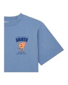 T-Shirt en Coton Bio Goonies bleu jean