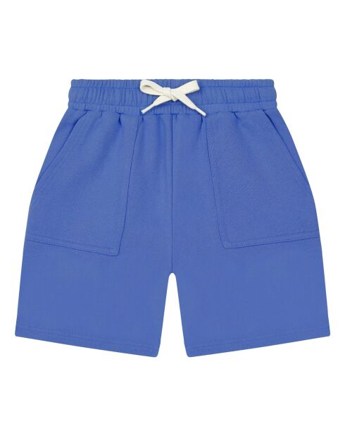 Short en Coton Bio Jerry bleu azur