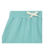 Short en Coton Bio Jerry bleu turquoise