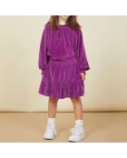 Jupe en Coton Bio Julia rose fuschia