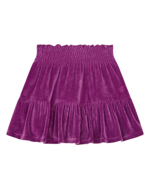 Jupe en Coton Bio Julia rose fuschia