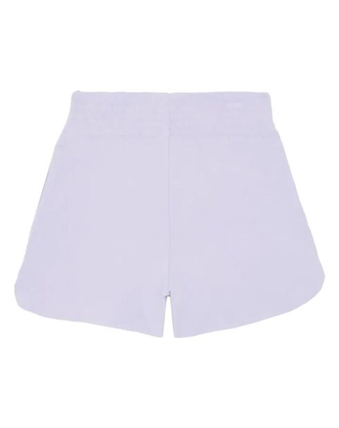 Pantalones cortos Lamii lila en mezcla de algodón