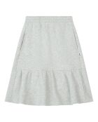 Jupe en Coton Bio Lisa gris chiné