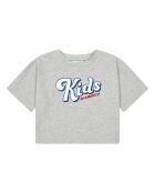 T-Shirt en Coton Bio Lori gris chiné