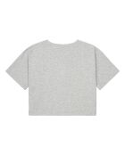 T-Shirt en Coton Bio Lori gris chiné