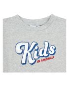 T-Shirt en Coton Bio Lori gris chiné