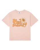 T-Shirt en Coton Bio Lourdes rose poudré