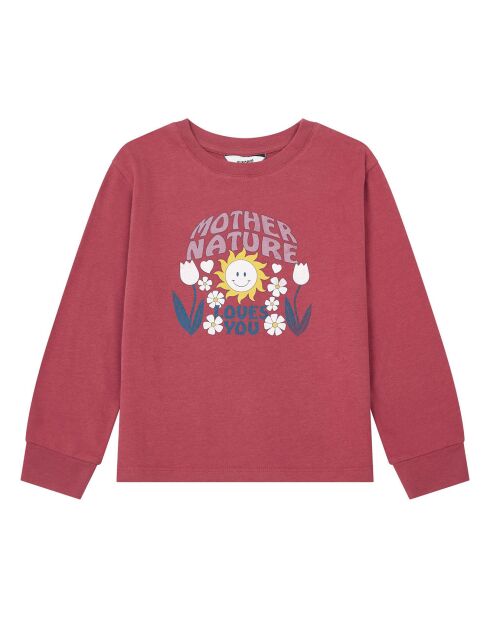 T-Shirt en Coton Bio Lucky rose