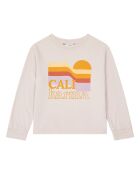 T-Shirt en Coton Bio Lucky rose pâle