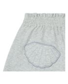 Short en Coton Bio Milly gris chiné