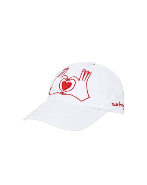 Casquette Miss Bronzette Cap blanche
