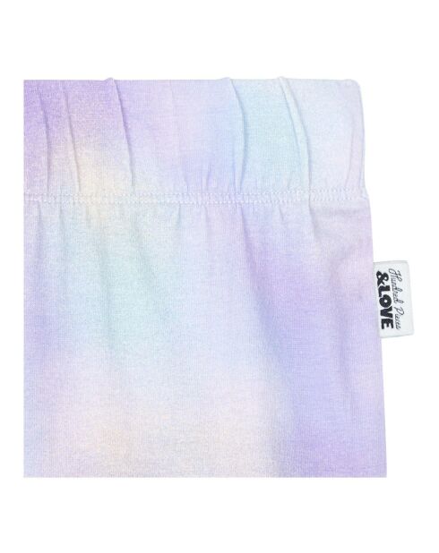 Pantalones cortos morados de algodón orgánico Mya
