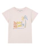 Camiseta Navaro de algodón orgánico rosa pálido