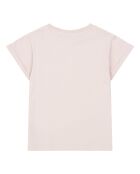 Camiseta Navaro de algodón orgánico rosa pálido