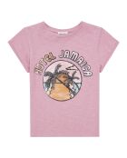 T-Shirt en Coton Bio Navaro rose
