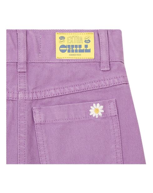 Jupe en Coton Bio Polly mauve