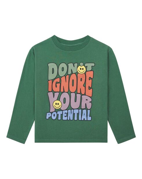 T-Shirt en Coton Bio Real vert