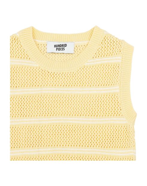 Top Rose jaune citron