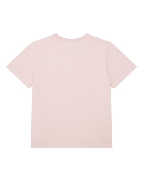 Camiseta Rosie de algodón orgánico rosa empolvado