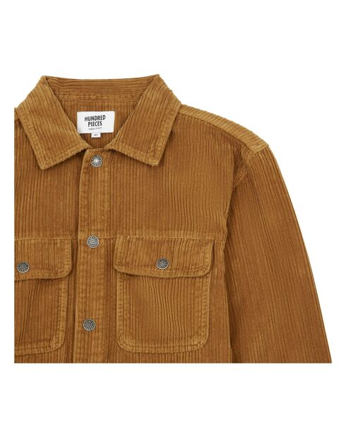 Chemise en Coton Bio Samson marron