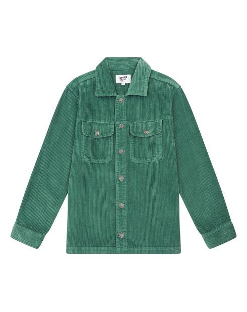 Camisa de algodón orgánico verde Samson