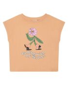 T-Shirt en Coton Bio Tara abricot