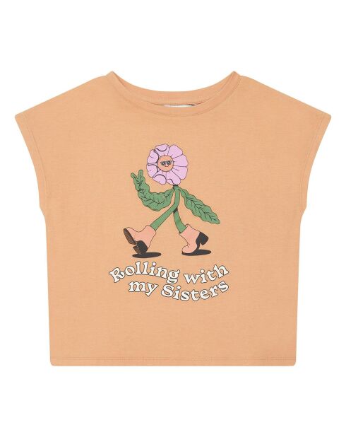 T-Shirt en Coton Bio Tara abricot