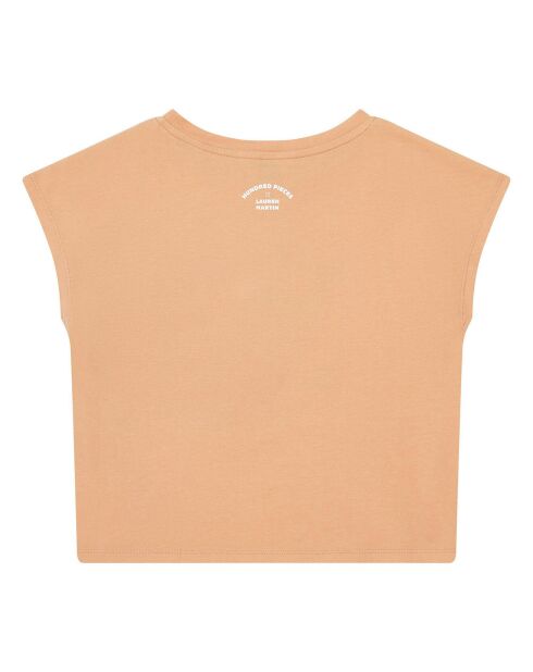 T-Shirt en Coton Bio Tara abricot